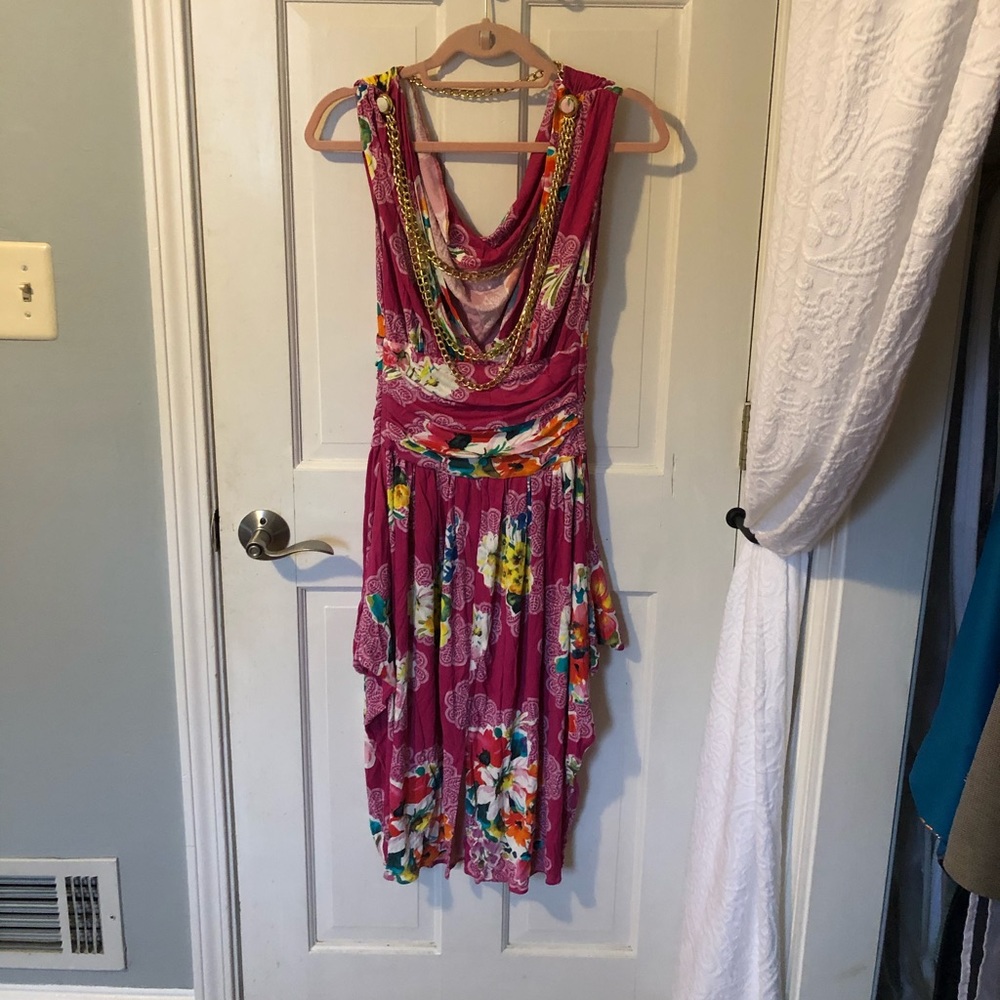 Dolce and Gabbana pink floral dress